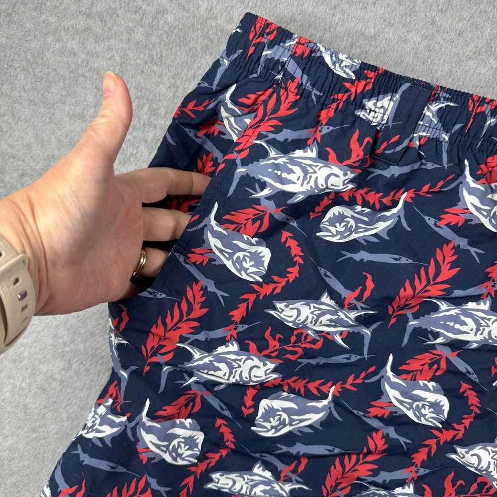 Columbia‎ PFG Omni-Shield Backcast Printed Water Shorts Bluestone Billybait XL